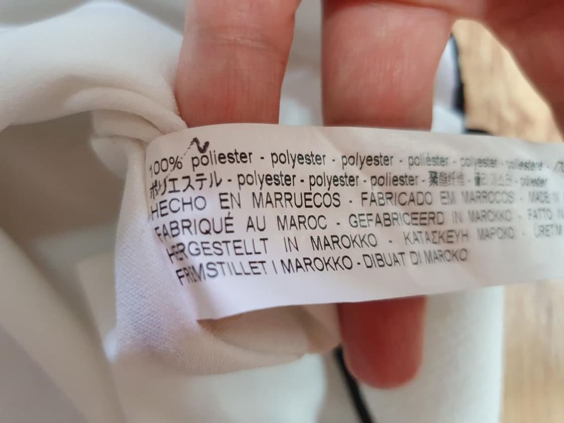 자라(ZARA) 라인 배색 티 55 새상품 상품이미지6