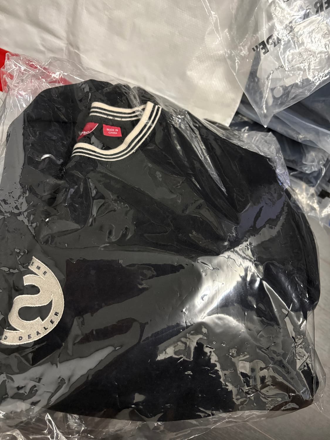 슈프림 더블 S 크루넥 블랙 - 22SS 상품이미지2