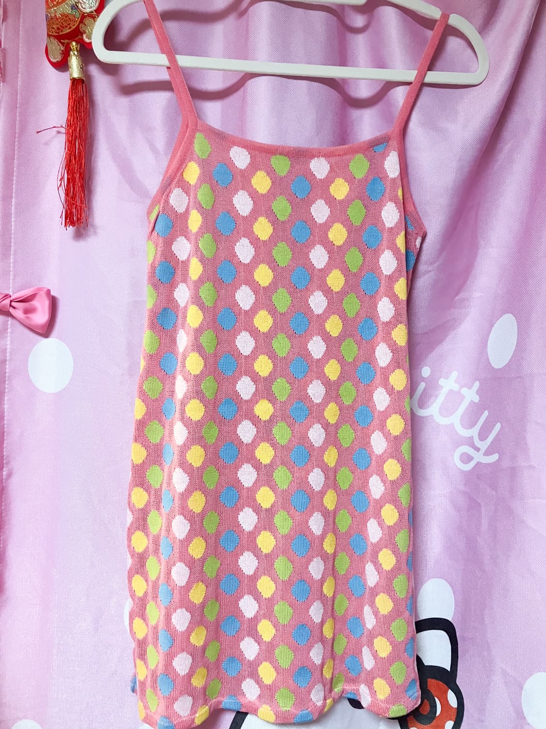 jpn 솜사탕 도트 원피스 상품이미지4