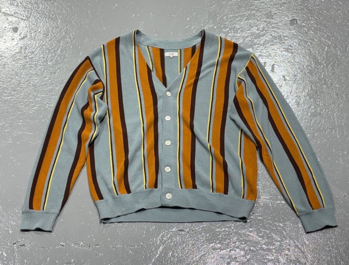 빔즈(BEAMS) 멀티 스트라이프 가디건 상품이미지1