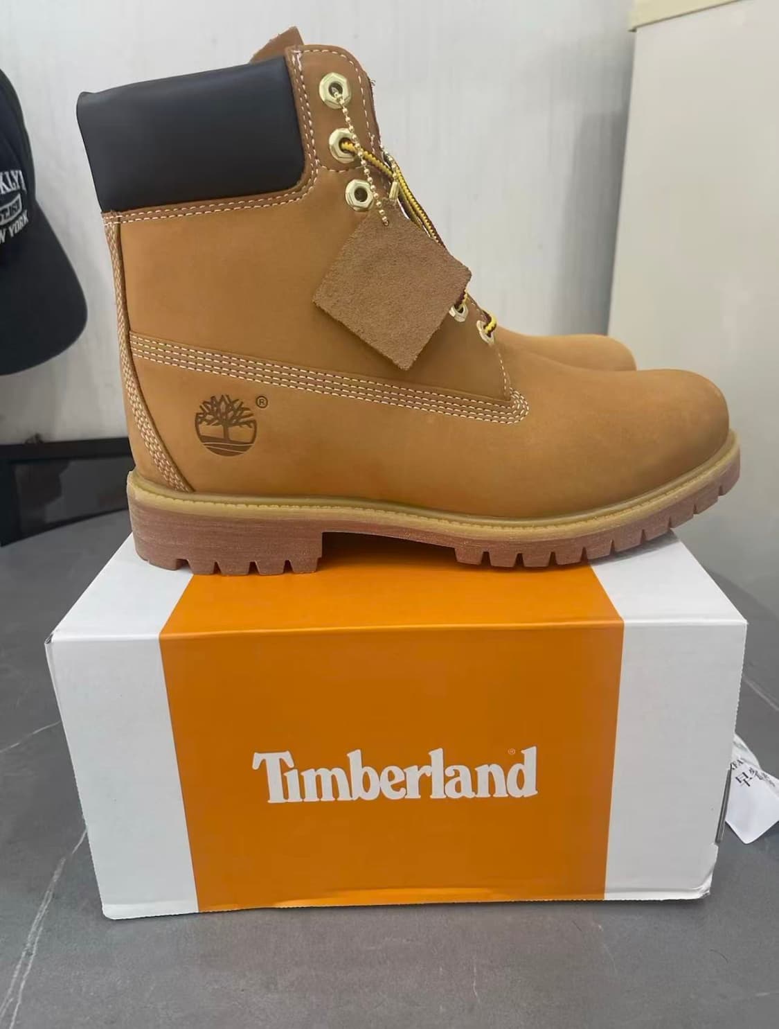 팀버랜드 프리미엄 6인치 워터프루프 부츠 위트 누벅 260mm 상품이미지1