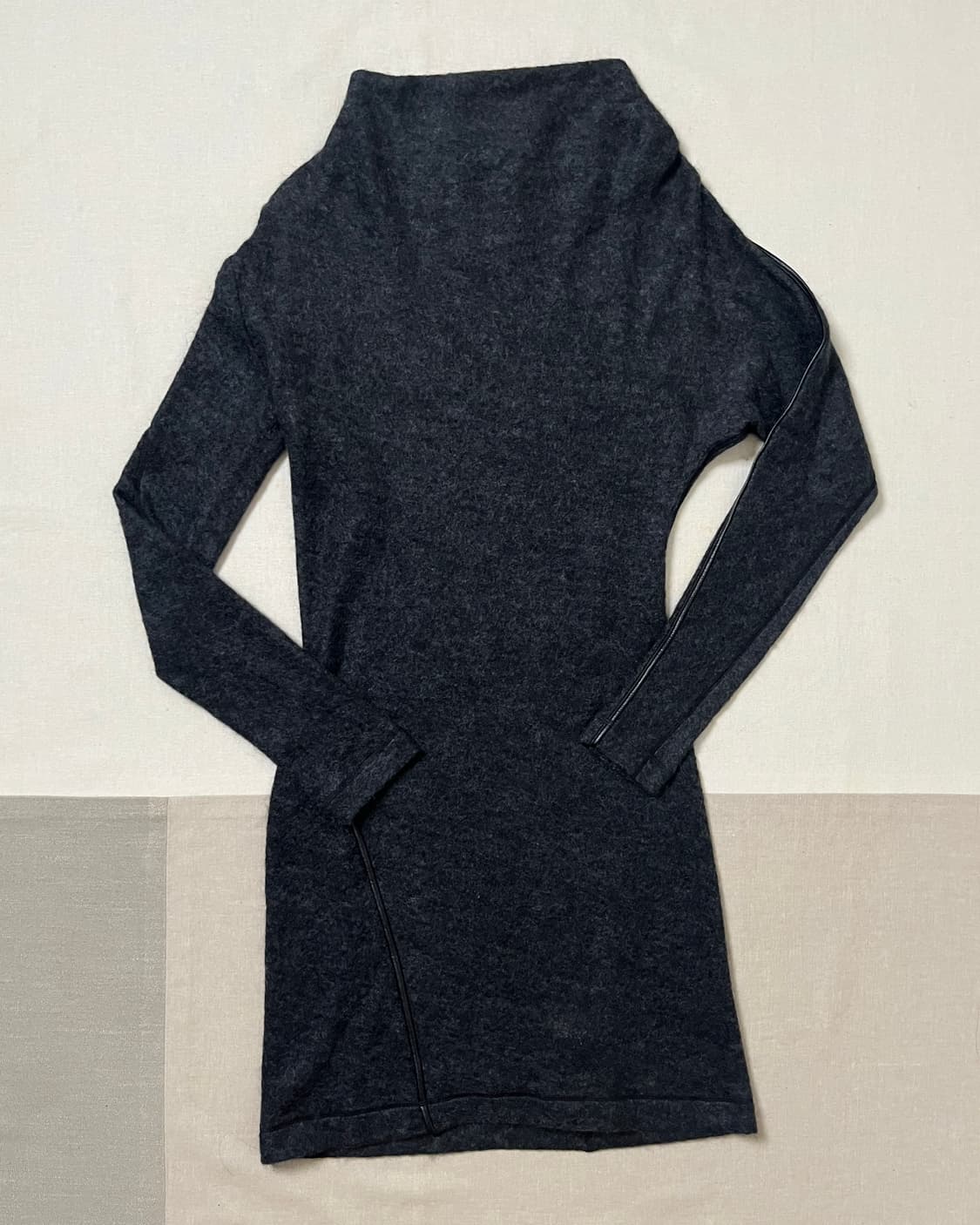 헬무트랭 하이넥 모헤어 비대칭 원피스 helmut lang 드레스 상품이미지3