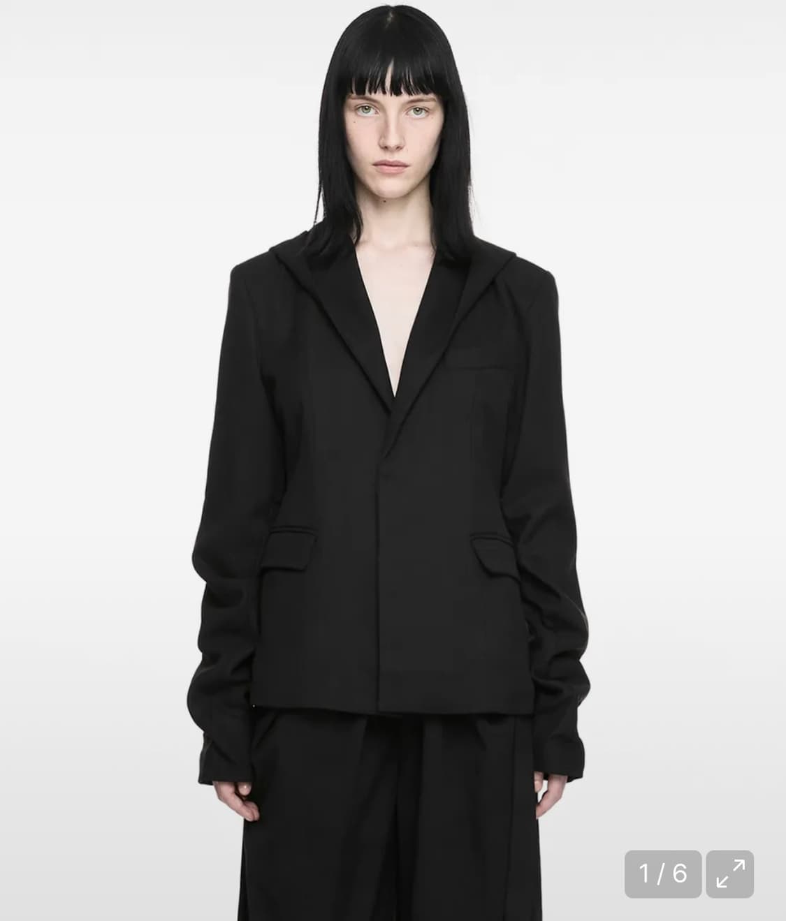 나체 블랙 후드 자켓 상품이미지1