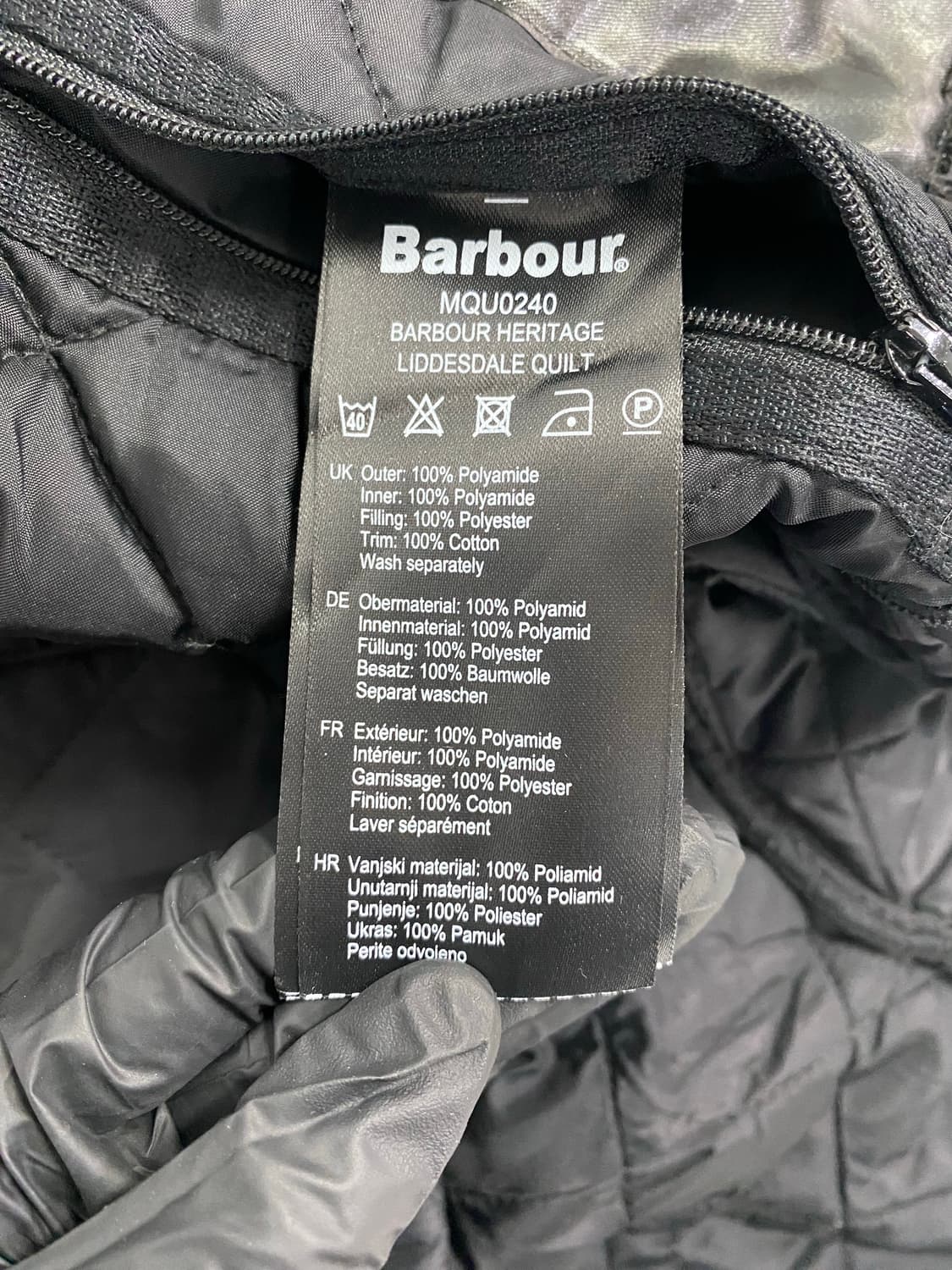 바버 헤리티지 클래식 퀄팅 자켓 M 상품이미지6