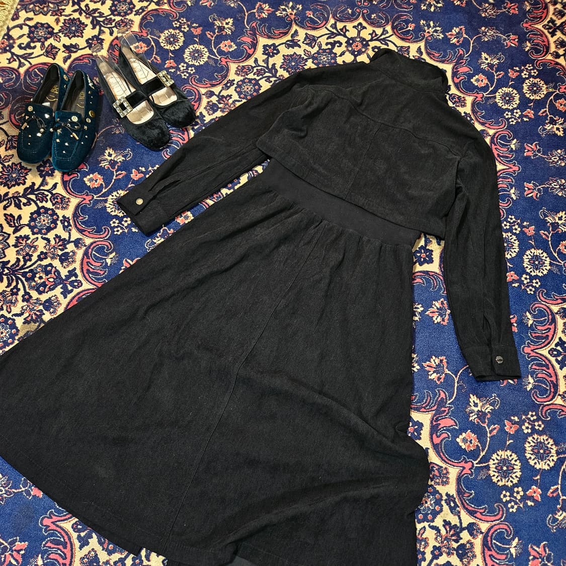  쥬시쥬디 24ss 코듀로이 셔츠형 맥시 원피스 상품이미지10