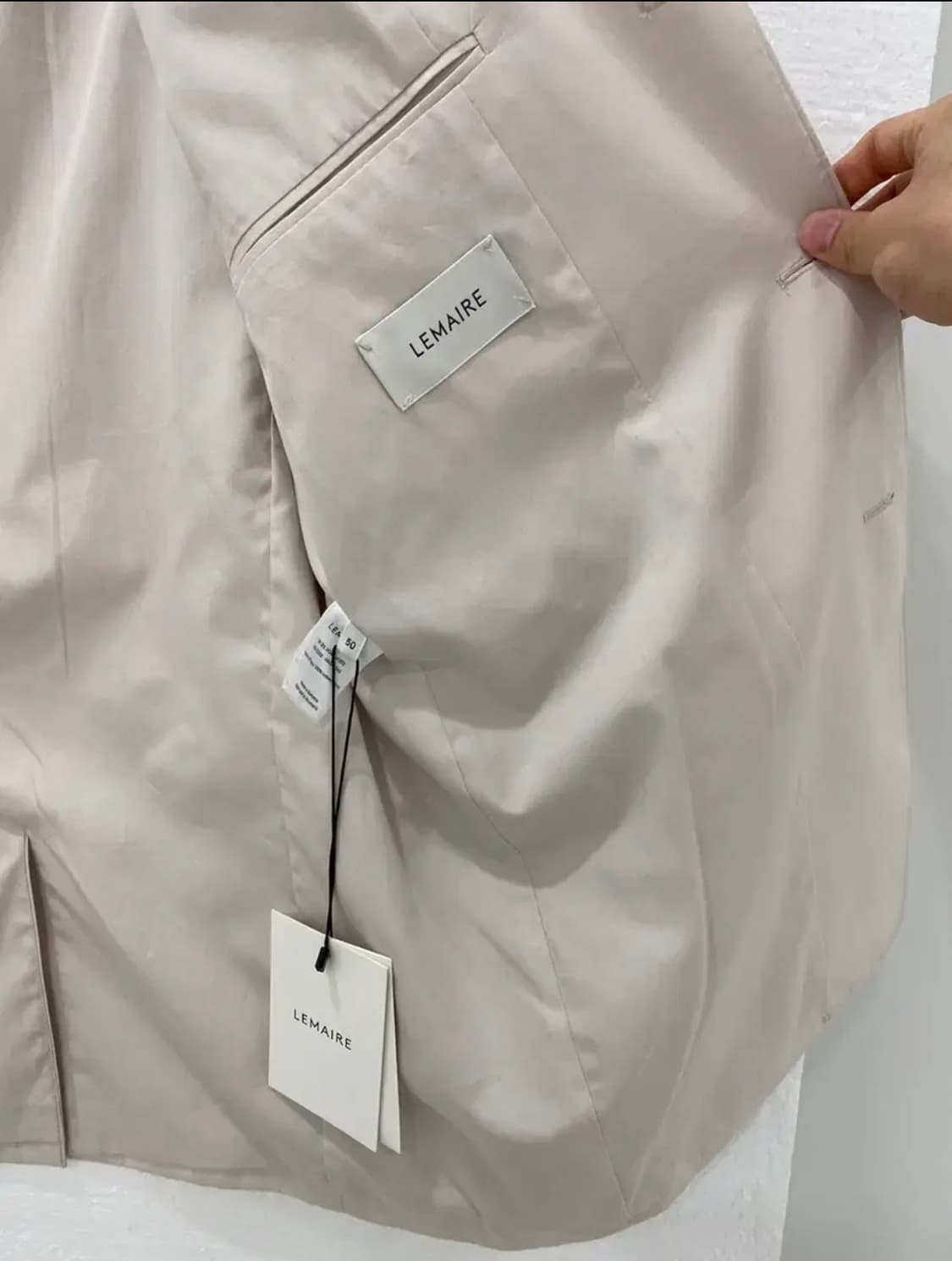 50) 르메르 자켓 펠리컨 그레이 새상품급 택o lemaire 상품이미지5