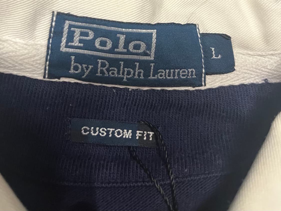 폴로 랄프로렌 럭비 셔츠 그린 네이비 L 상품이미지6