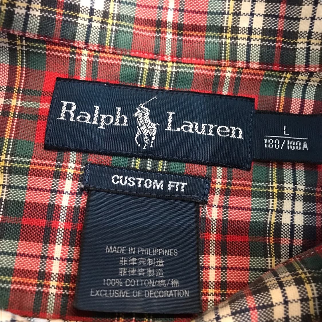 폴로랄프로렌 옥스포드 체크 셔츠 상품이미지4