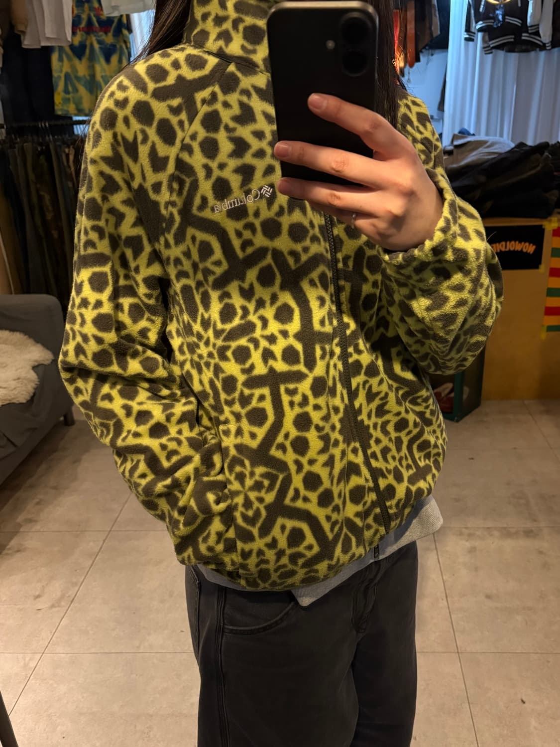 콜롬비아 패턴 후리스 상품이미지9