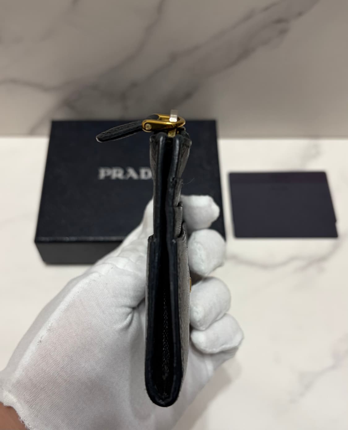 [정품] 프라다 사피아노 지퍼 카드지갑 상품이미지6