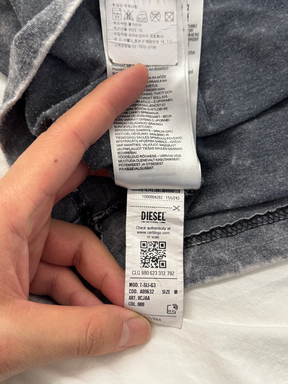 Diesel 디젤 빈티지 반팔티  상품이미지4