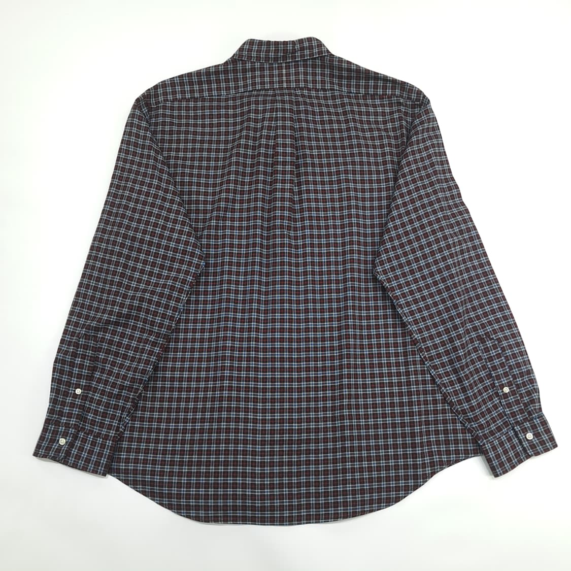 Co871 2XL 폴로 랄프로렌 블랙 스몰타탄체크 긴팔 셔츠 남방 상품이미지7