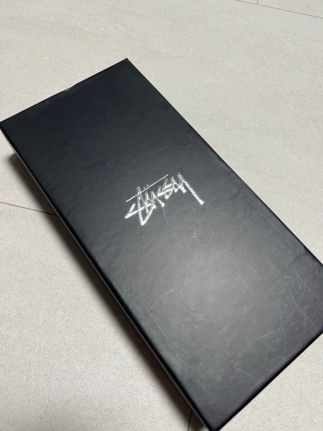 스투시 레더 바이크 글러브 블랙화이트S-M(새상품) 상품이미지1