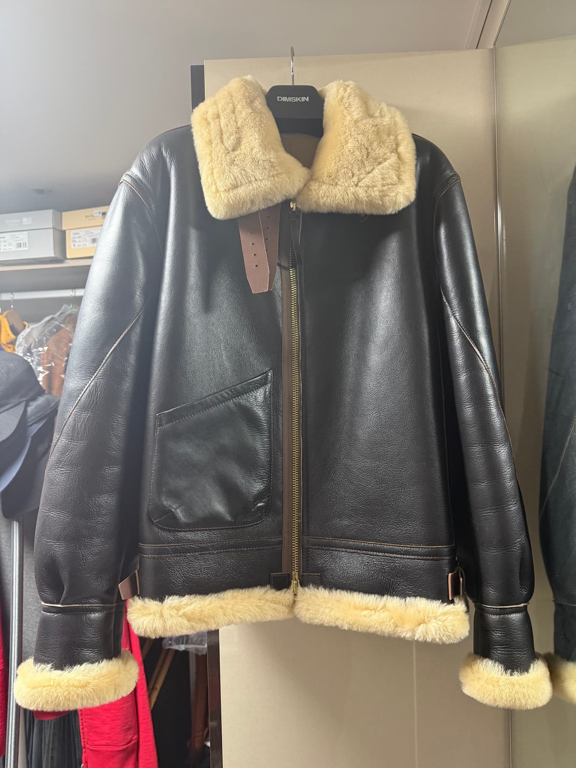 [L] 딤스킨 usaaf B-3 무스탕  상품이미지1