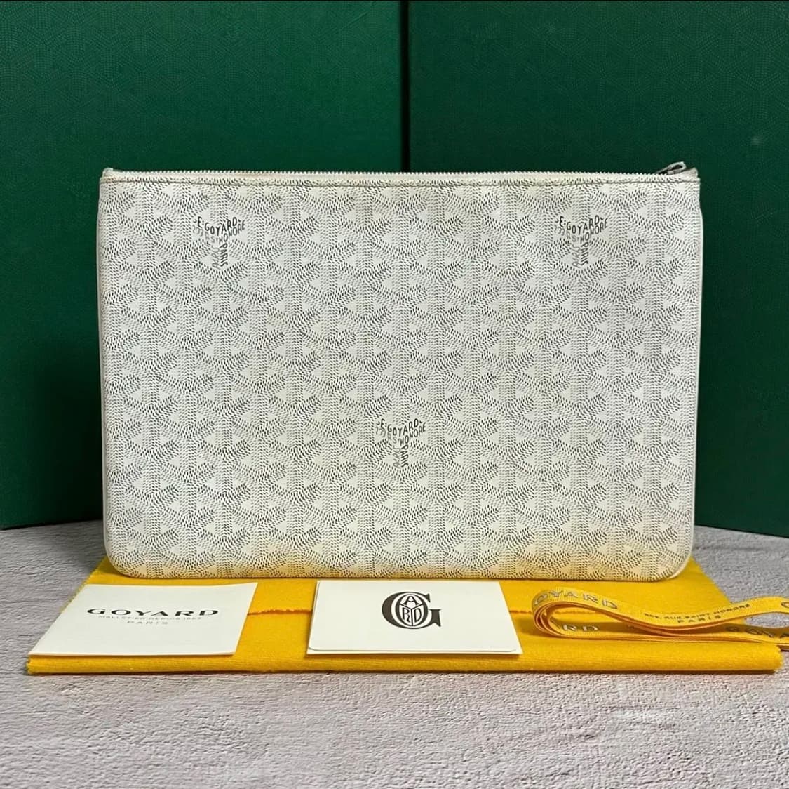 [MM] 고야드 세나 클러치 스페셜화이트 상품이미지2