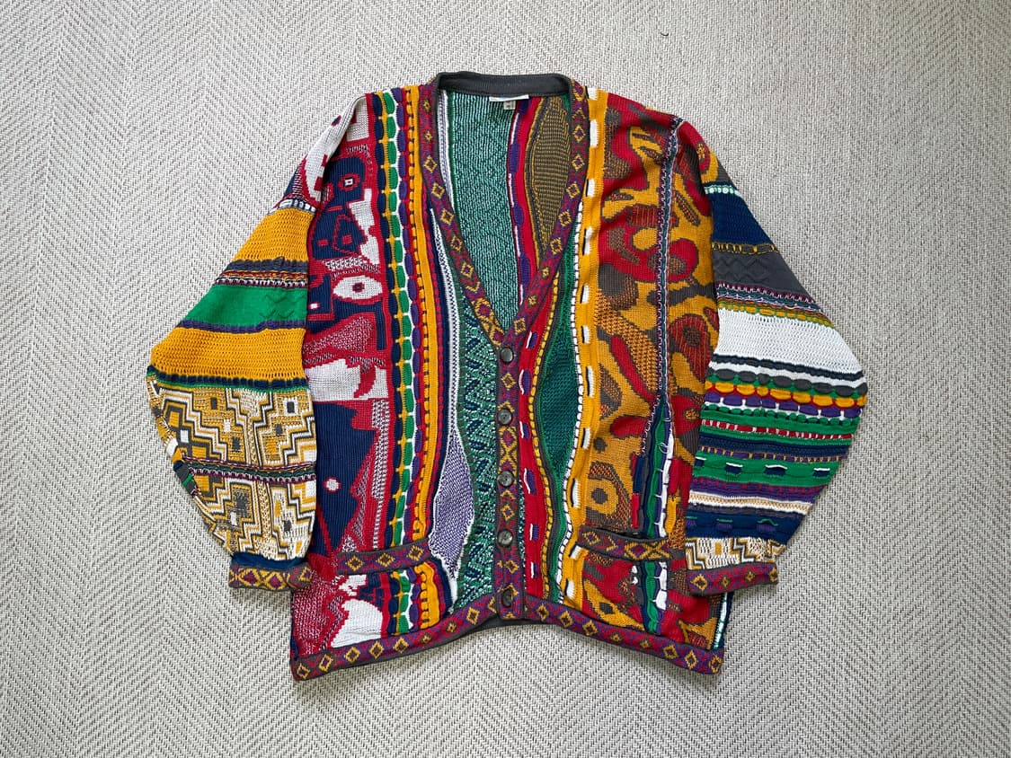 Coogi 쿠지 3D 케이블 니트 가디건  상품이미지1