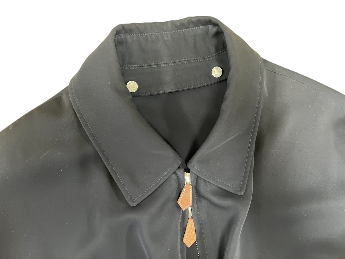 에르메스 탈부착 카라 네이비 블루종 상품이미지5