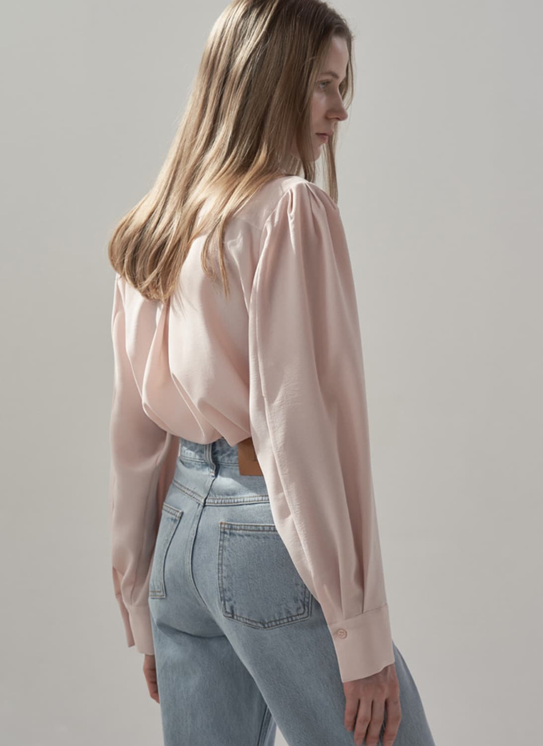 모멧 타이 블라우스 상품이미지3