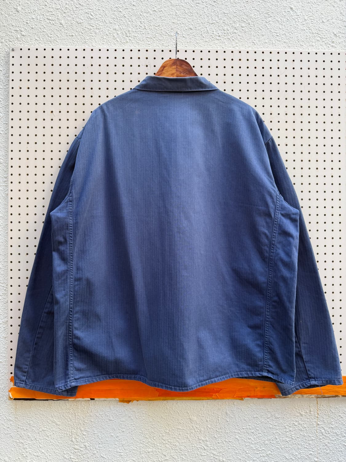 OLD VINTAGE FADED HBT FRENCH 페이드 헤링본워크자켓 상품이미지2