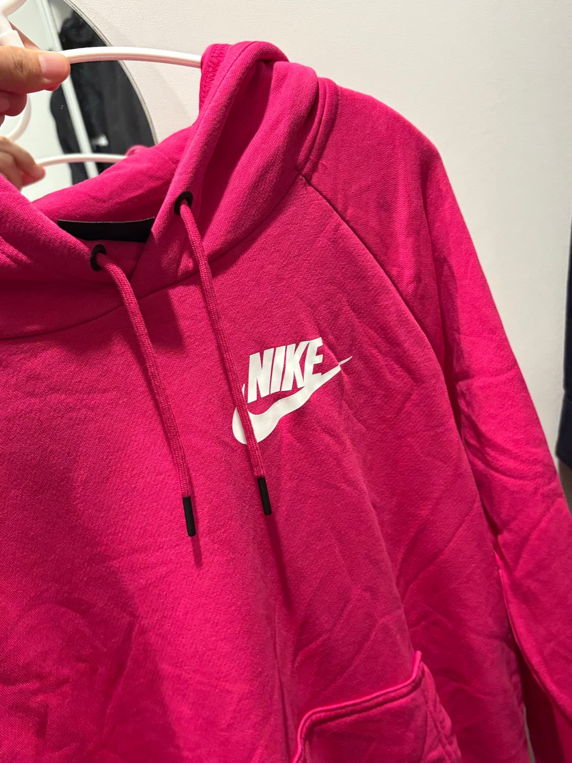 나이키 핫핑크 후드티(기모) 상품이미지4
