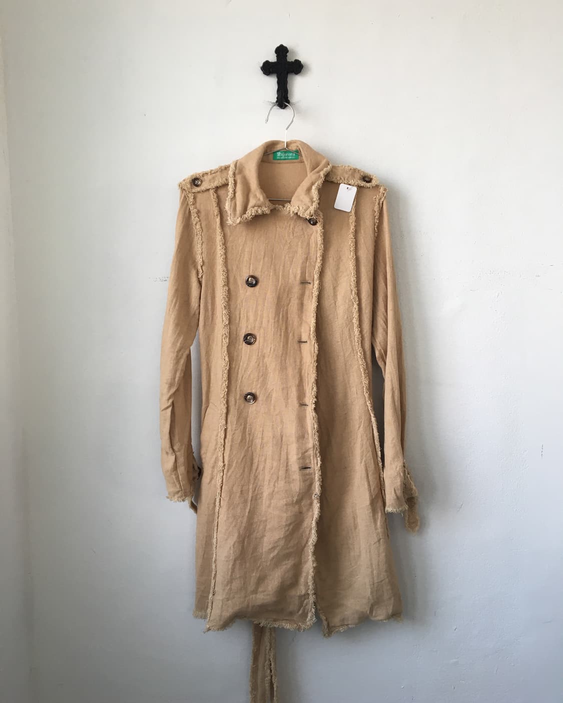 Benetton grunge point belted jacket 상품이미지2