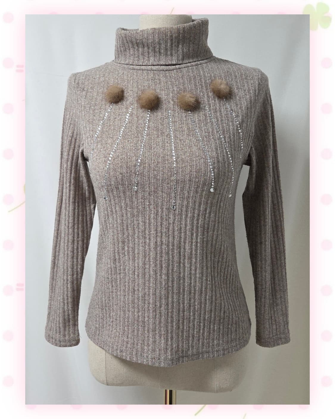 코코아 모리 폴라 니트 상품이미지1