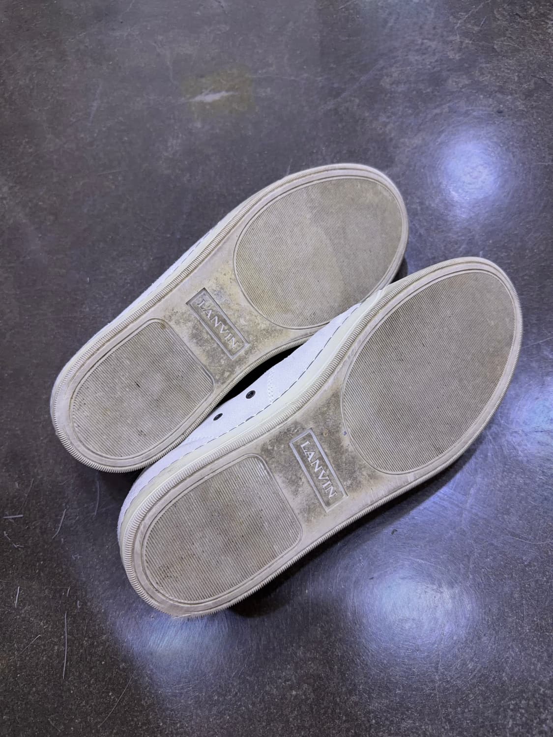 랑방 벨루어 스웨이드 베이지 애나멜 스니커즈 8 (270) 상품이미지8