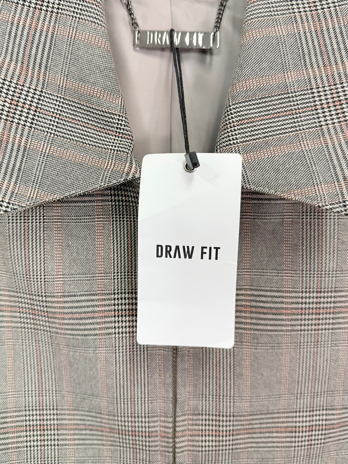 새상품 드로우핏 체크 크리드 세미오버 트러커자켓 상품이미지7