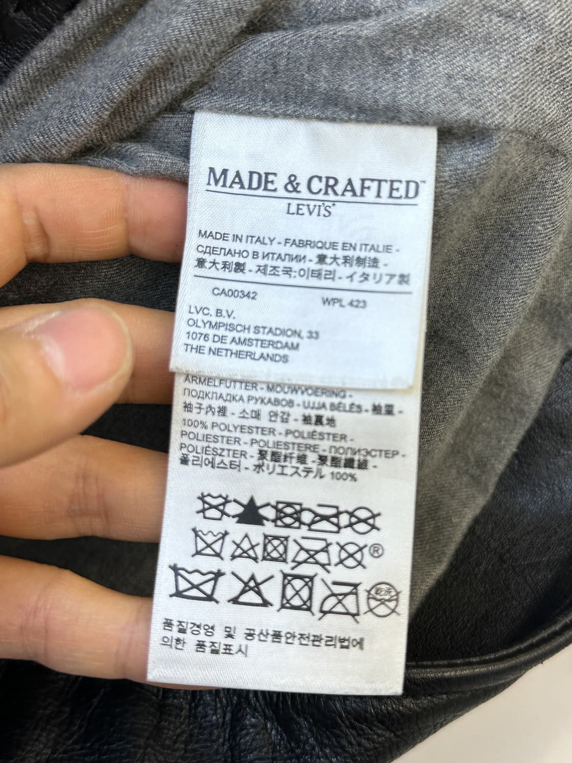 리바이스 메이드앤크래프티드 레더 자켓 상품이미지6