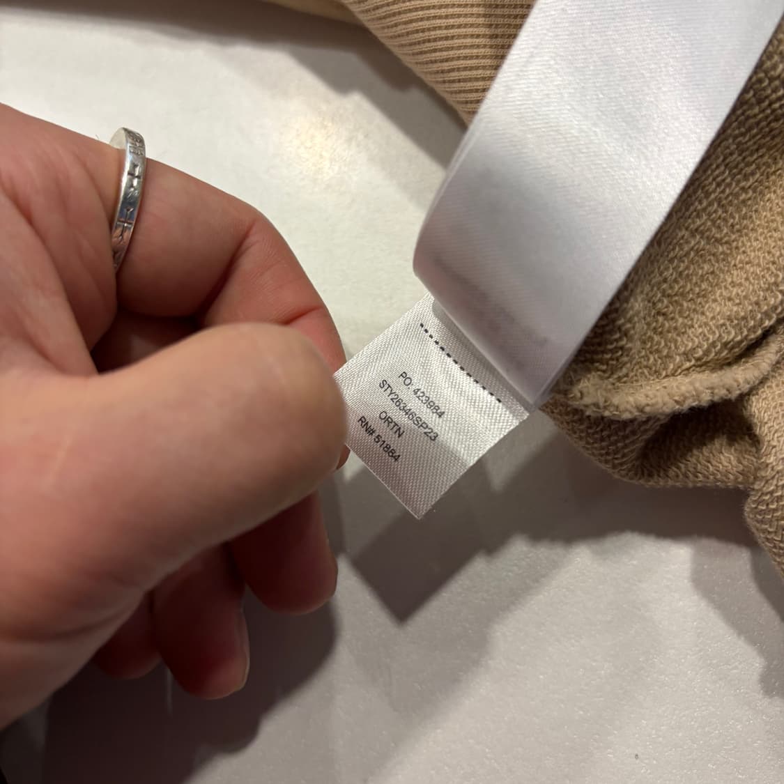 [XL] 파타고니아 맨투맨 티셔츠 베이지 C875 상품이미지10