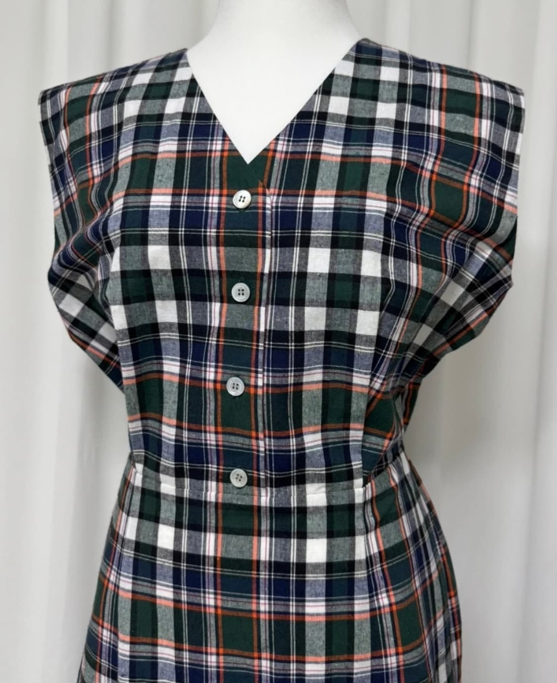 스튜디오 톰보이 체크 원피스 상품이미지5