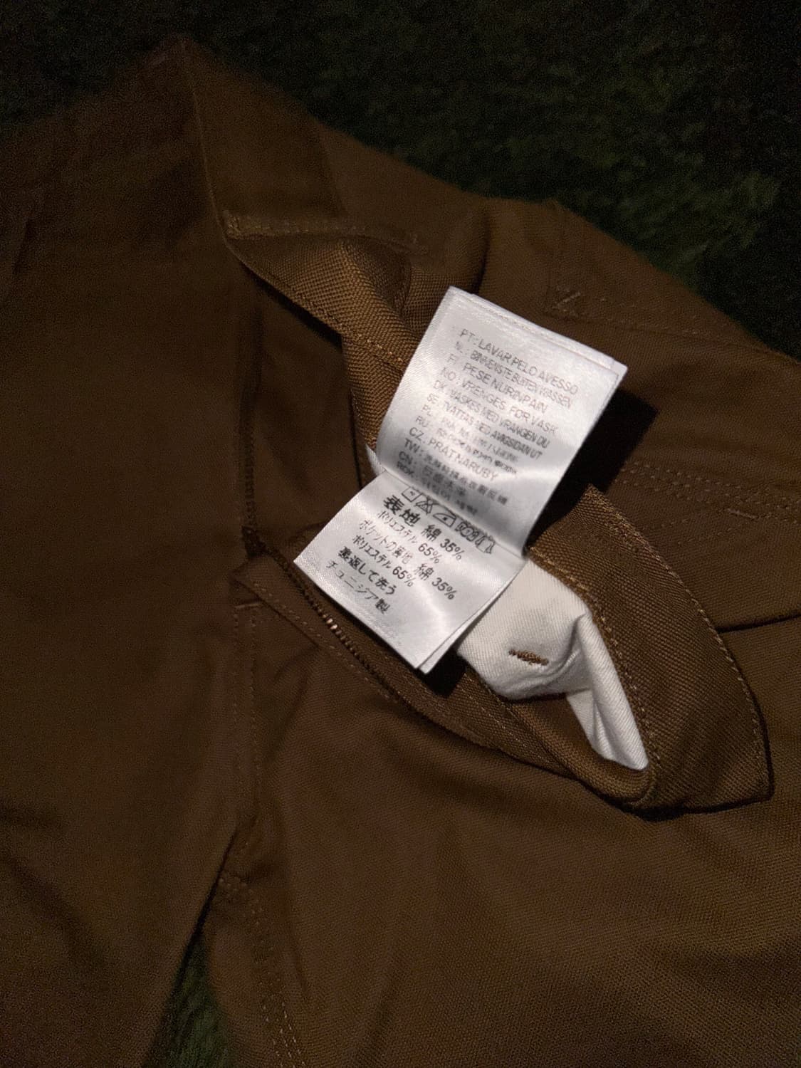 [32X32] 칼하트 WIP 코튼 블렌디드 싱글니 워크 팬츠 탄 상품이미지4