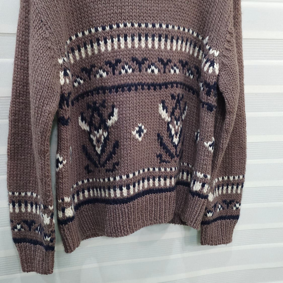 JAPAN 빈티지 BROCCOLI 헤비울 집업니트- 우먼프리 상품이미지6