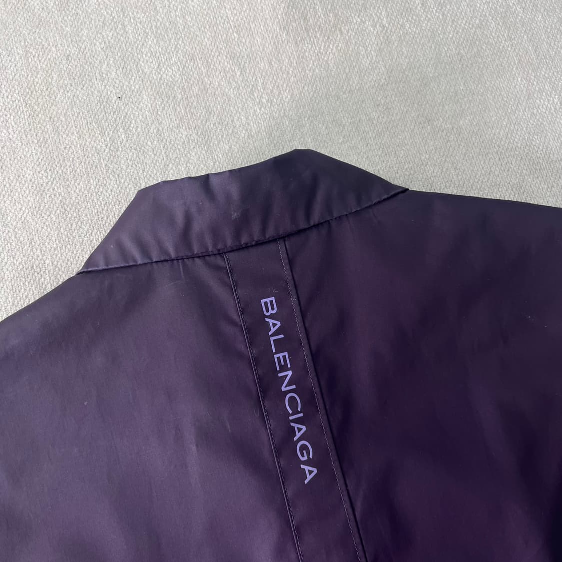 95 발렌시아가 00s 나일론 퍼플 베스트 자켓  상품이미지6