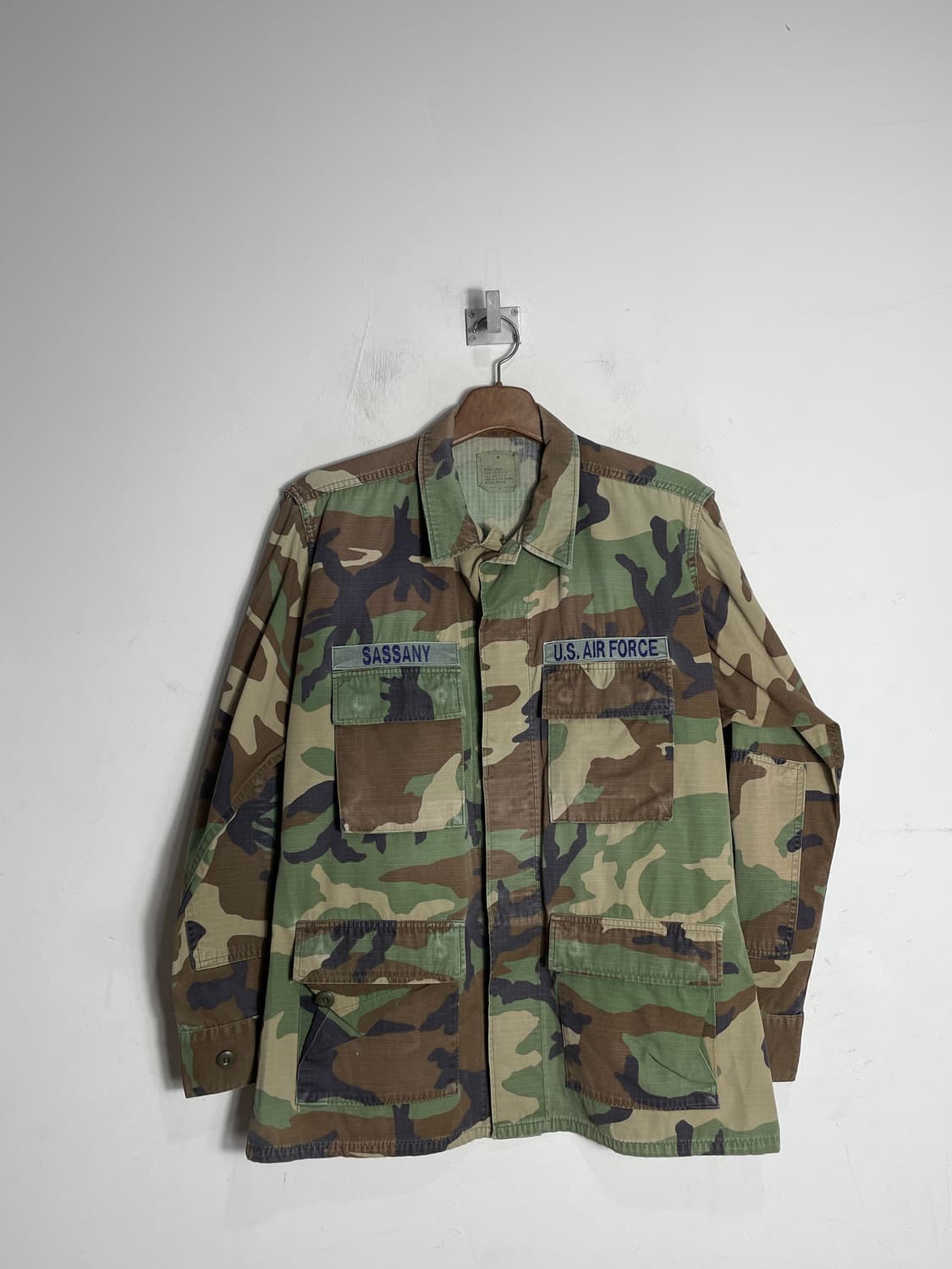 미군 오리지널 우드랜드 군복 자켓 M/R 상품이미지1