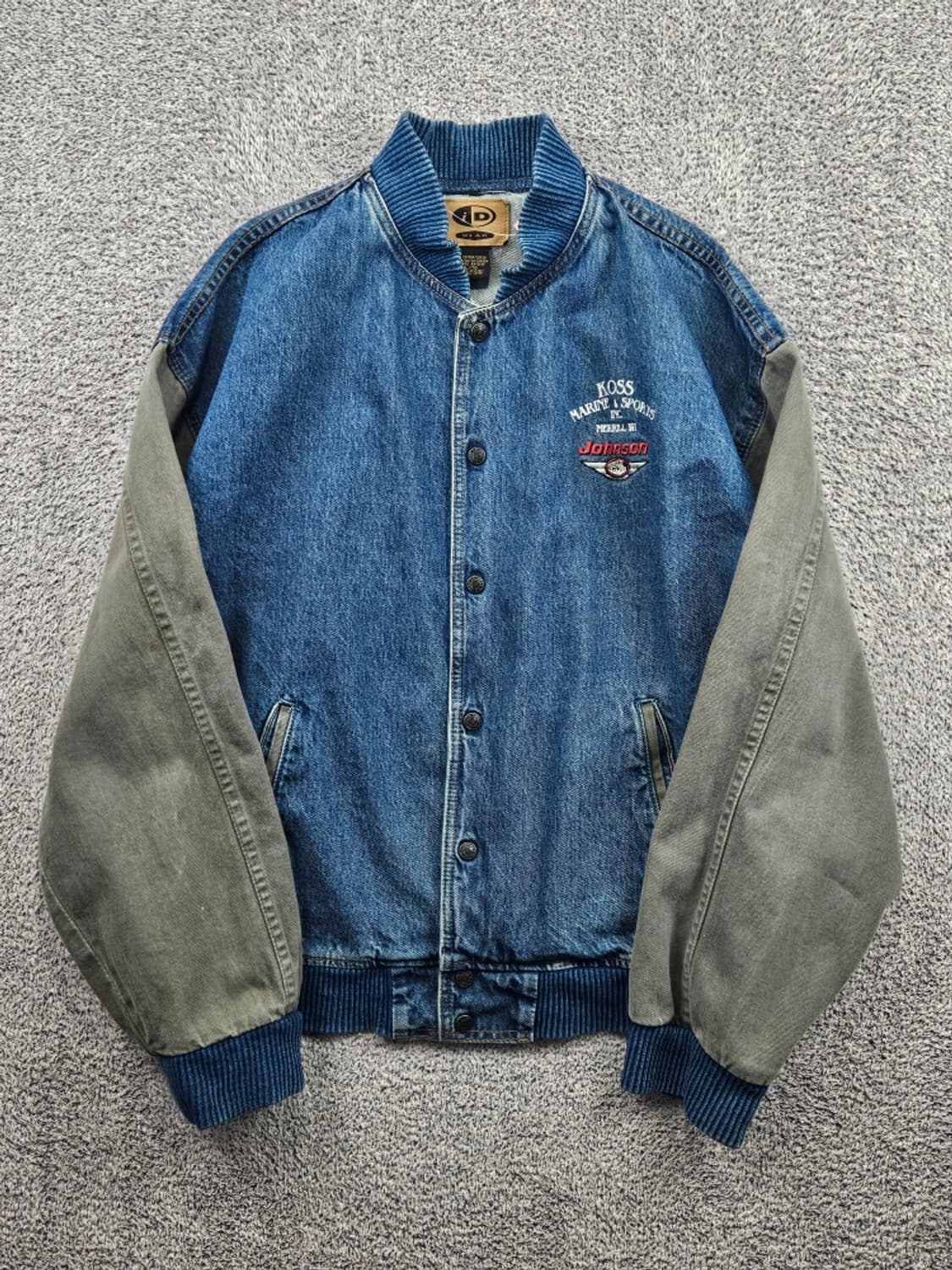 ID WEAR 코튼 데님 바시티 자켓 ( XL ) / 11581 상품이미지2