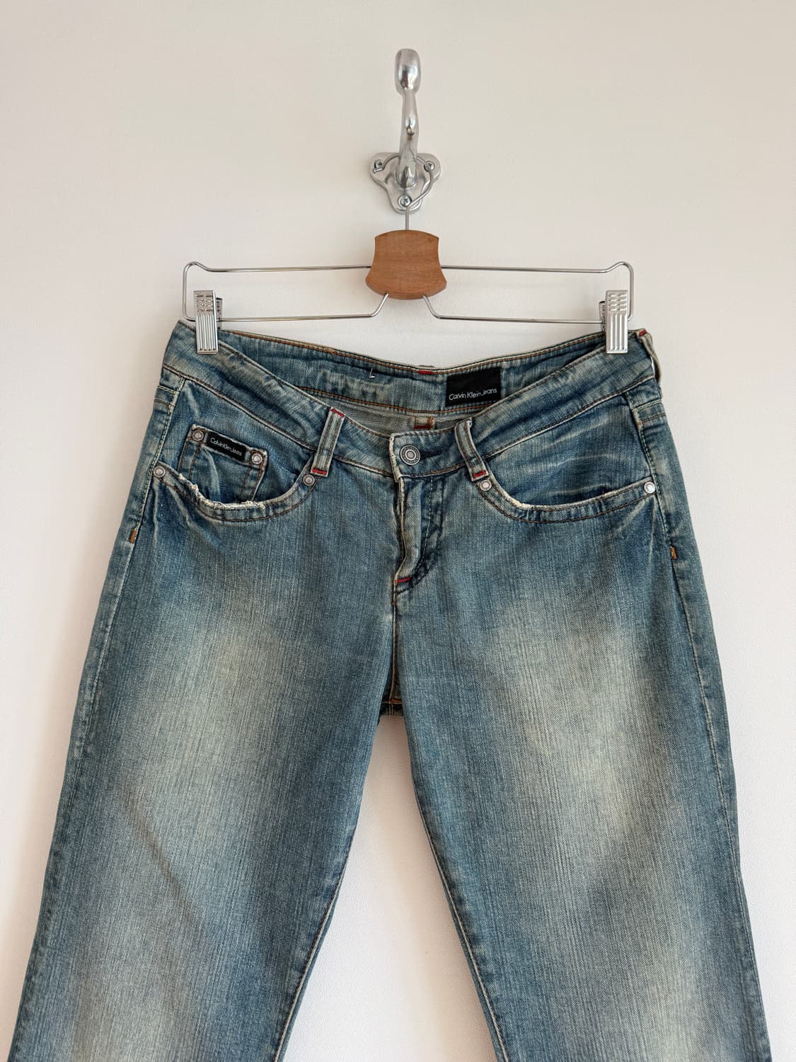 캘빈클라인 진(CK jeans) Y2K 워싱 부츠컷 데님  상품이미지2