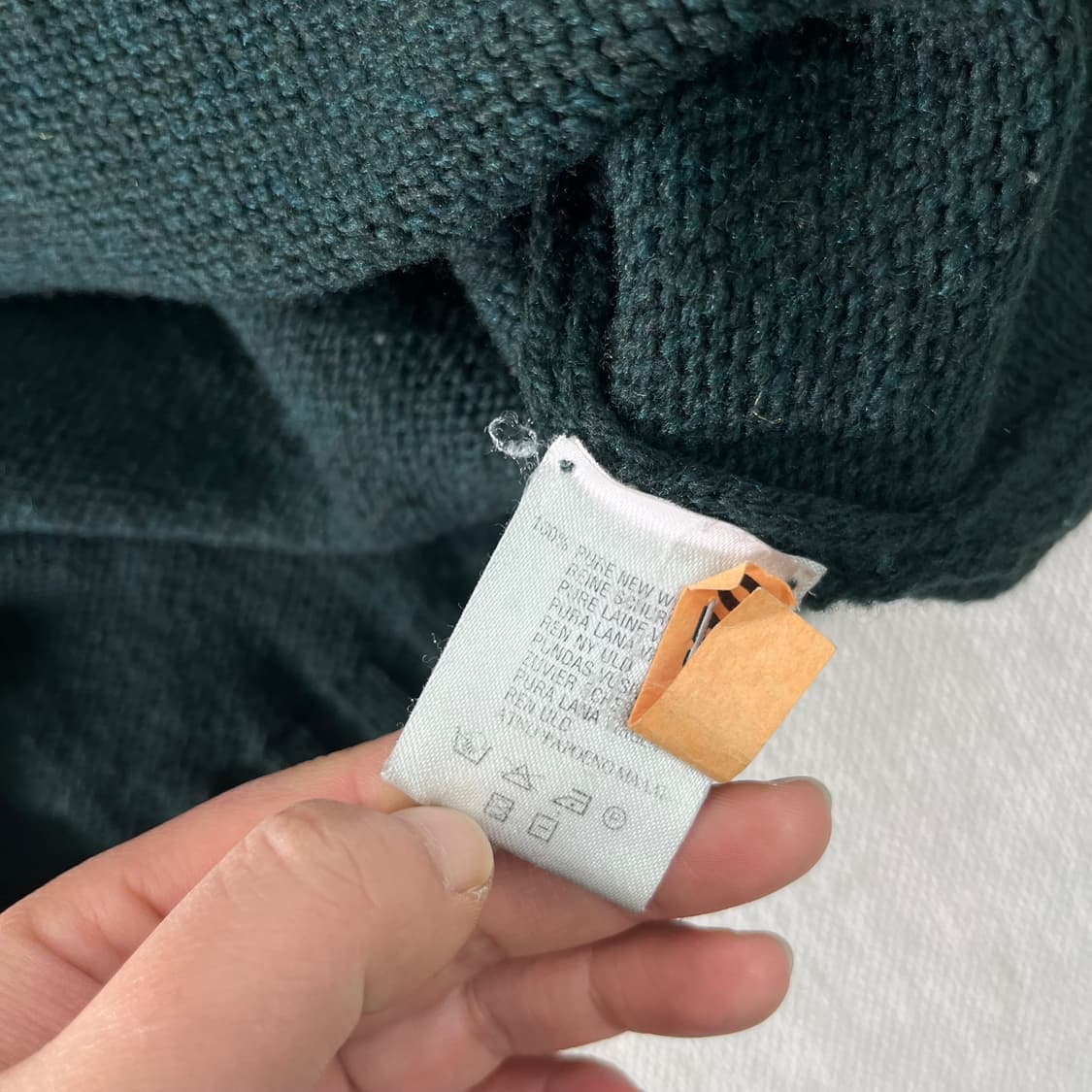 105 버버리 기마로고 엘보우 패치 울반집업 니트  상품이미지9