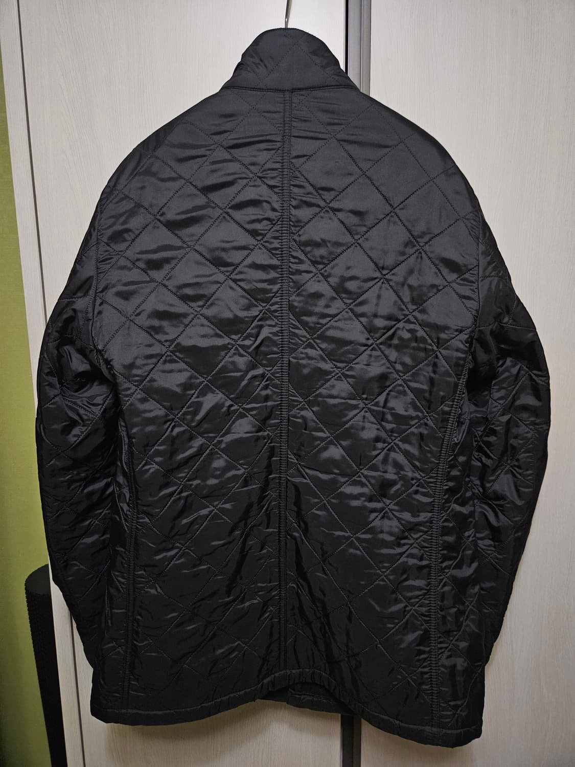 바버 아리엘 블랙 기모 퀼팅자켓 상품이미지2