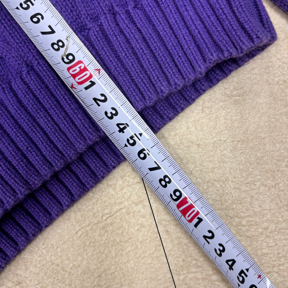 폴로 랄프로렌 케이블 퍼플 포니 니트 상품이미지4