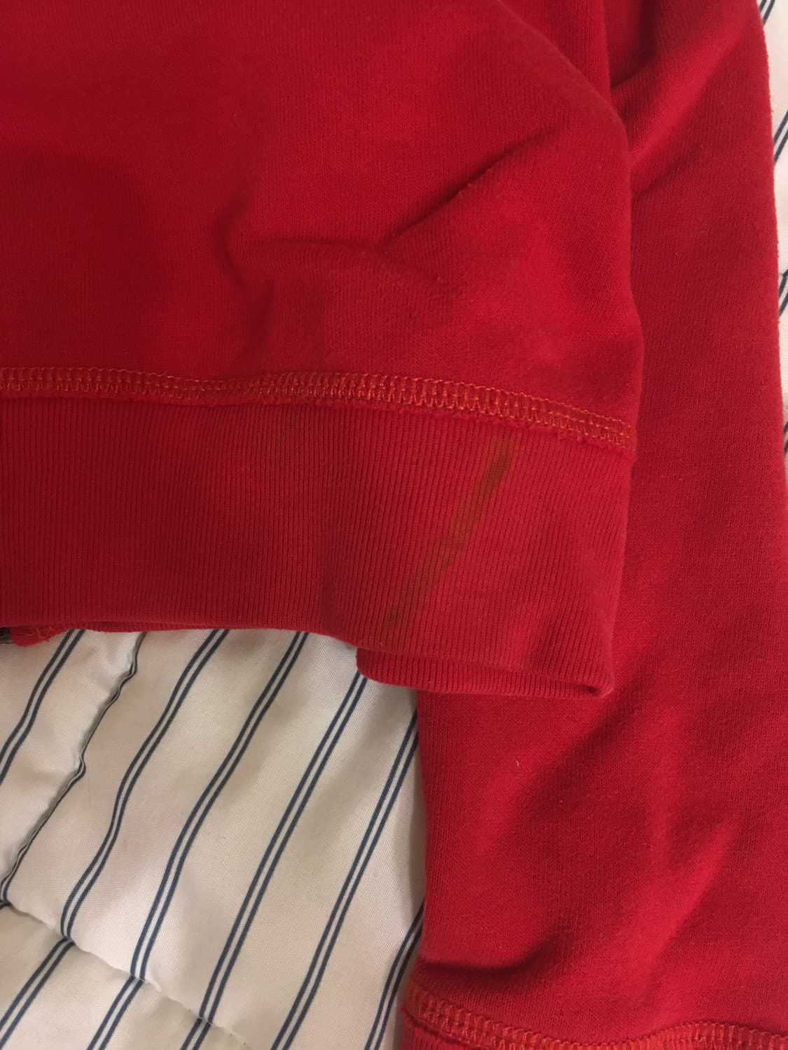 (딱붙핏) 홀리스터 레드 후드집업 S 상품이미지7