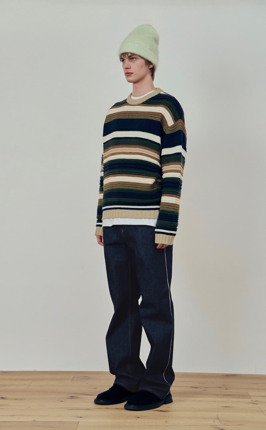 stu 멀티 컬러 스트라이프 니트  상품이미지2
