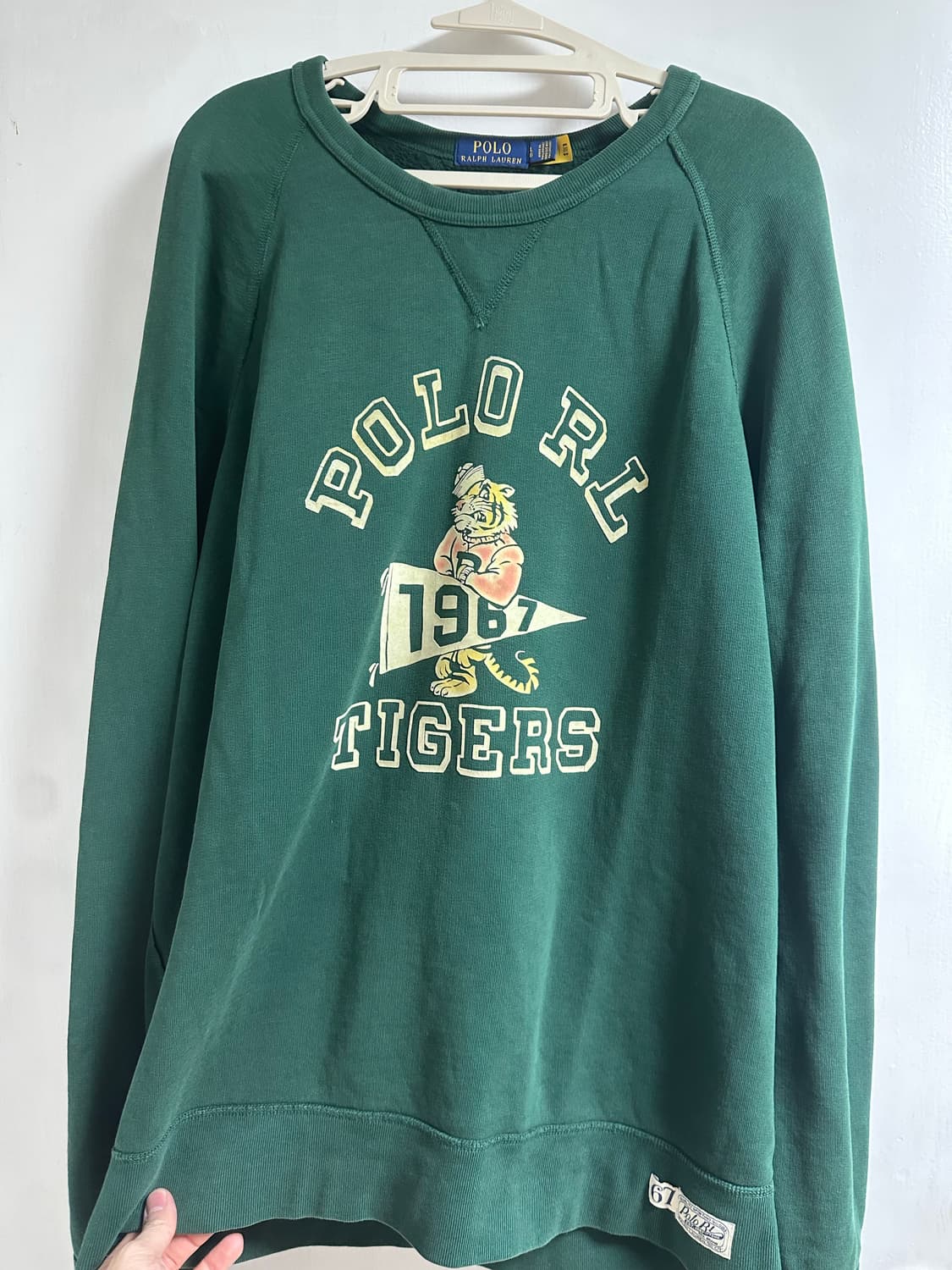 폴로 랄프로렌 그린 타이거 맨투맨 티셔츠 상품이미지1