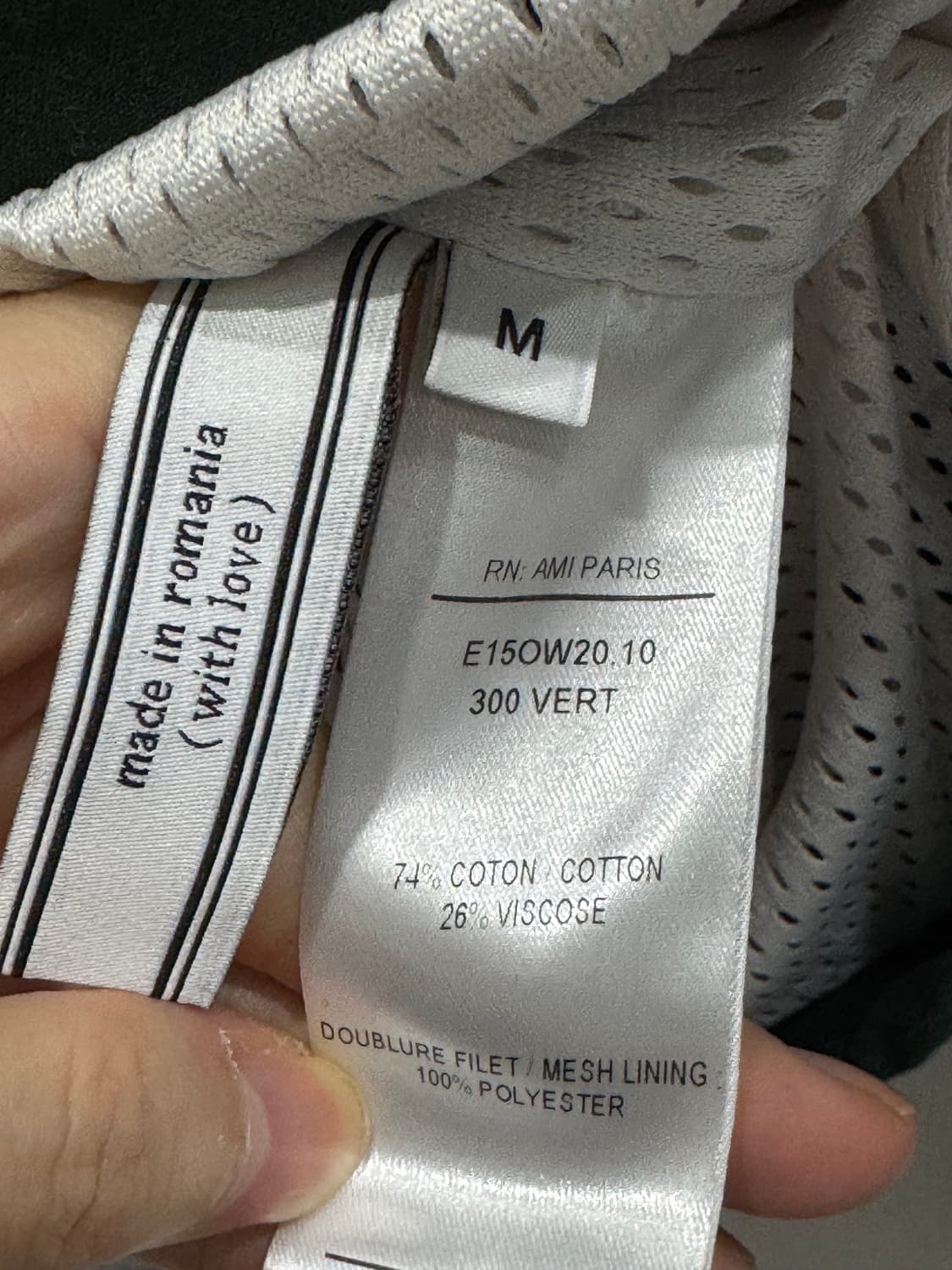 AMI 아미 후드 아노락 M 상품이미지5