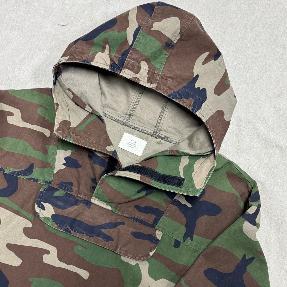 피오갓 og 팍선 카모 후드 아노락 S(100) 상품이미지2