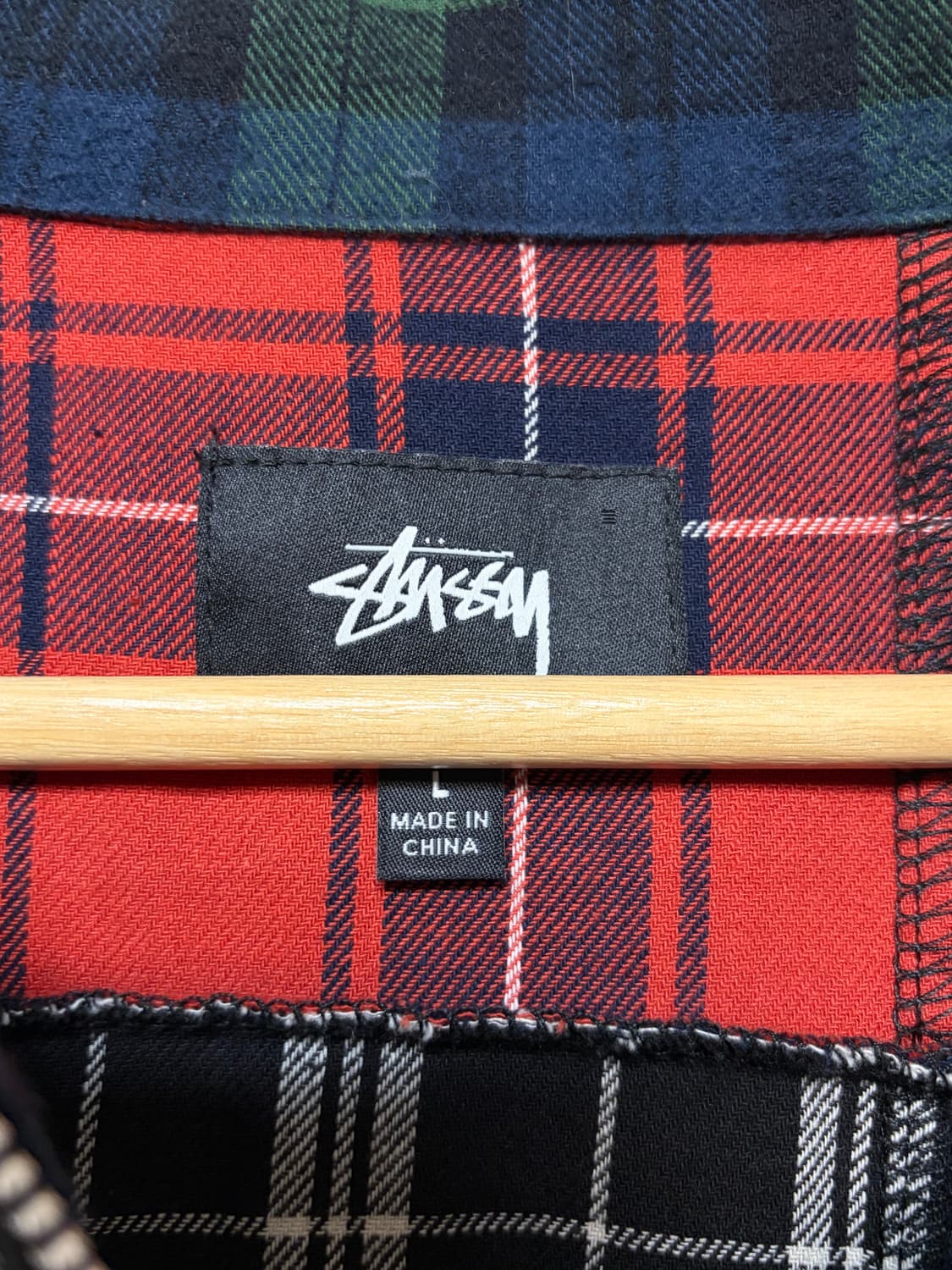 스투시 패치워크 플란넬 셔츠 자켓 상품이미지3