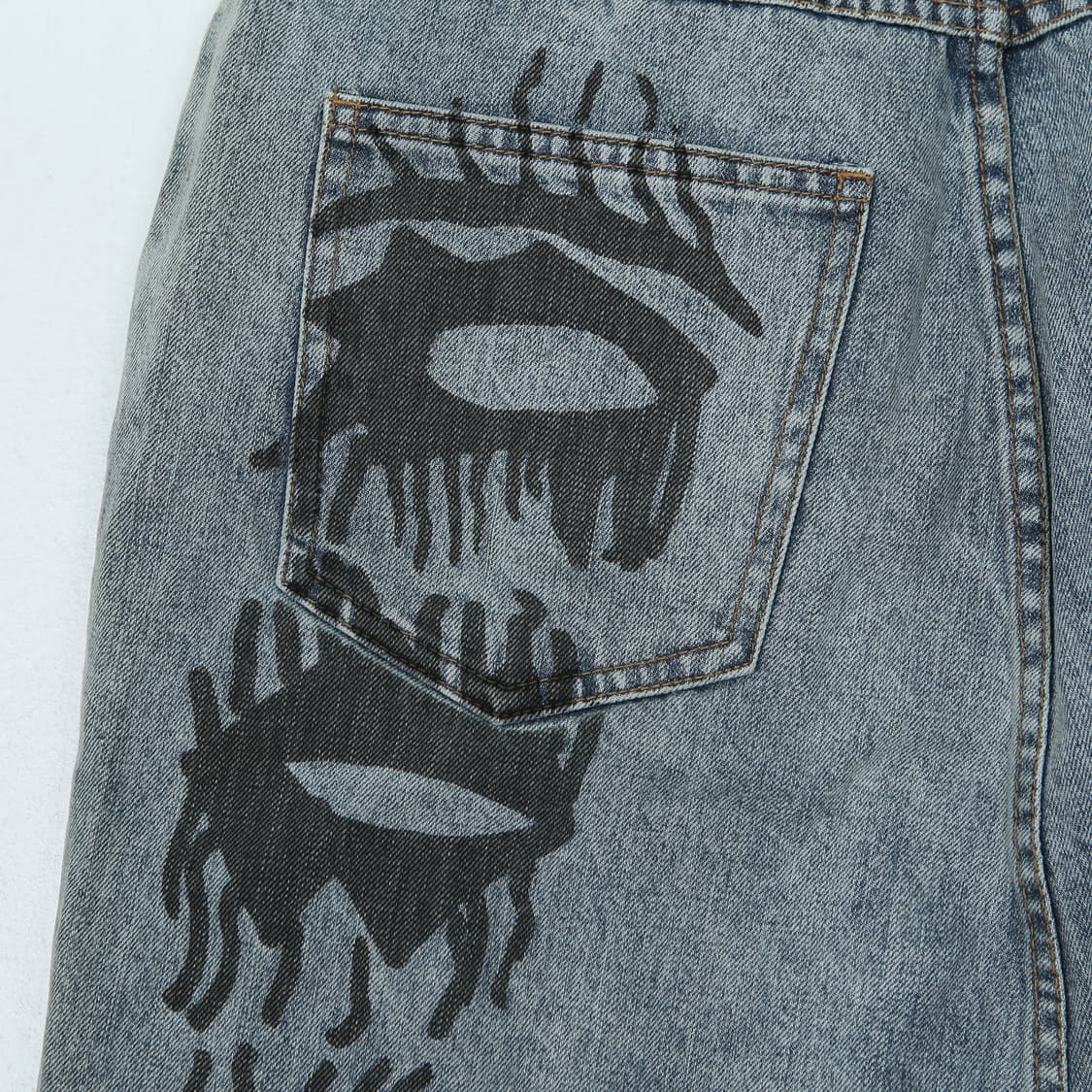 하큘라 데님 숏 팬츠 상품이미지3