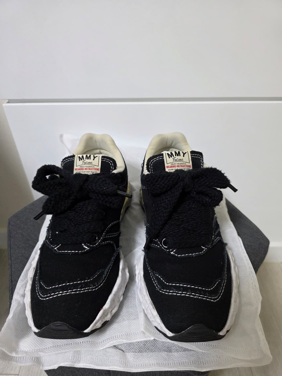 메종 미하라 야스히로 죠지 운동화 블랙  상품이미지4