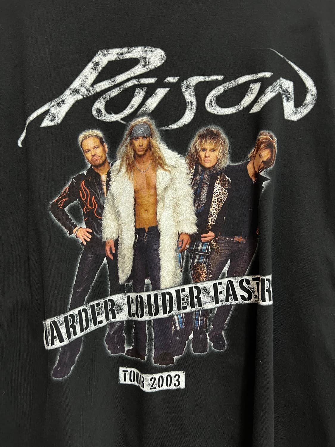 빈티지 Poison 2003 투어 반팔 티셔츠 상품이미지2