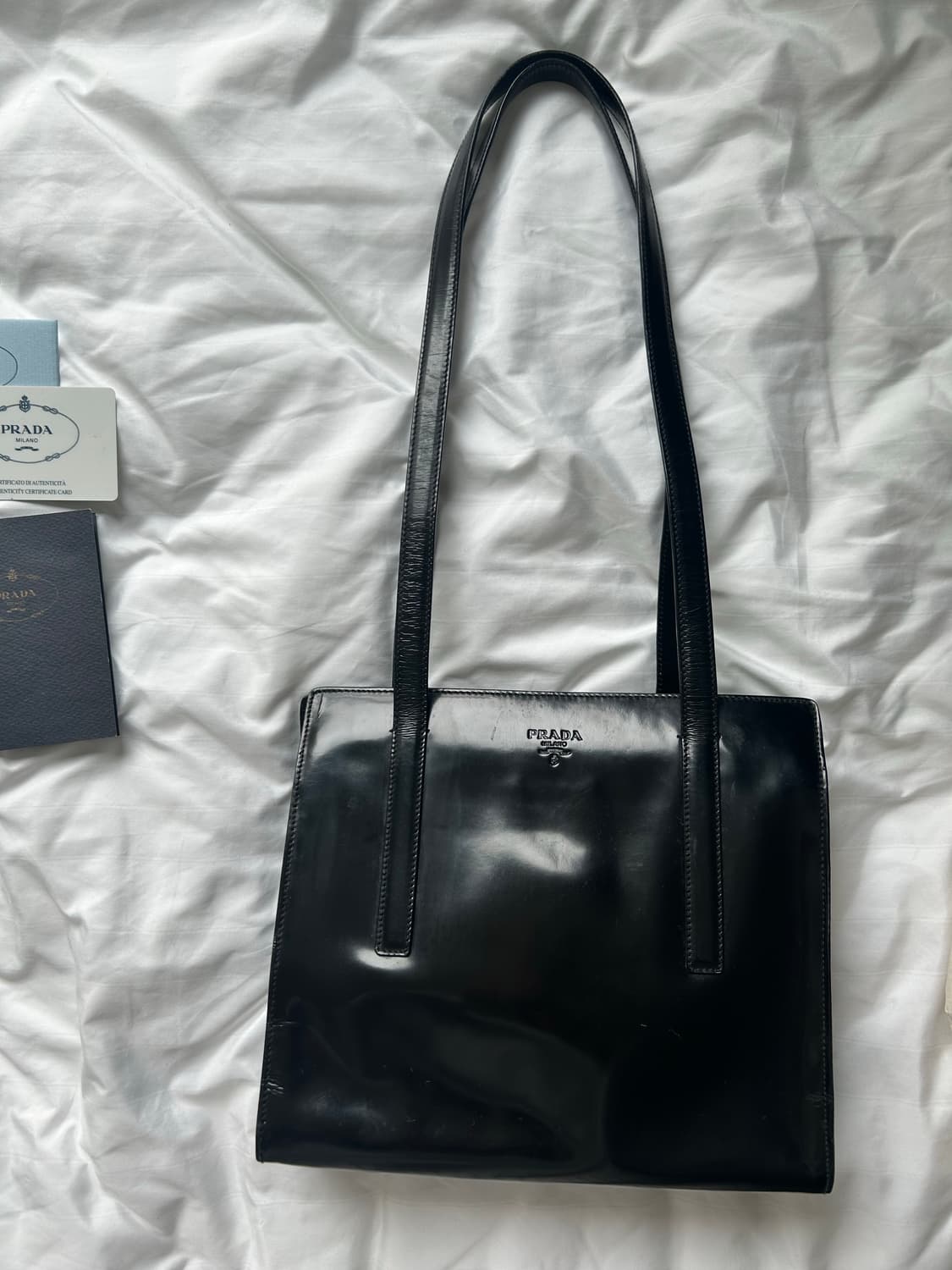 프라다 블랙 숄더백 상품이미지1